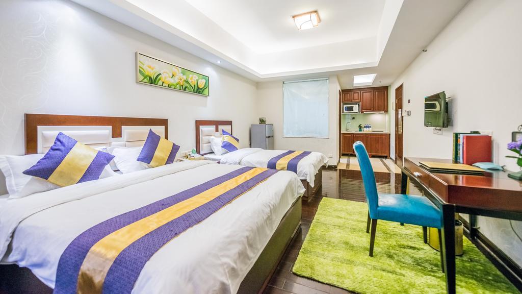 Nuomo Grand Continental Service Apartments-Jinyuan Гуанджоу Екстериор снимка