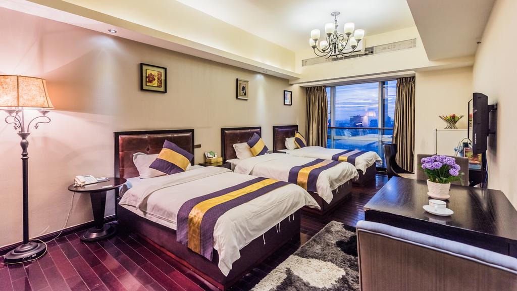 Nuomo Grand Continental Service Apartments-Jinyuan Гуанджоу Екстериор снимка