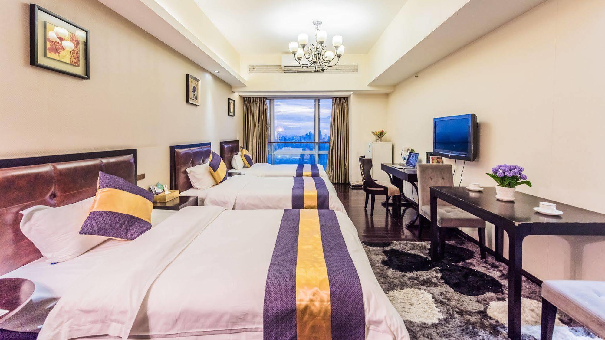 Nuomo Grand Continental Service Apartments-Jinyuan Гуанджоу Екстериор снимка